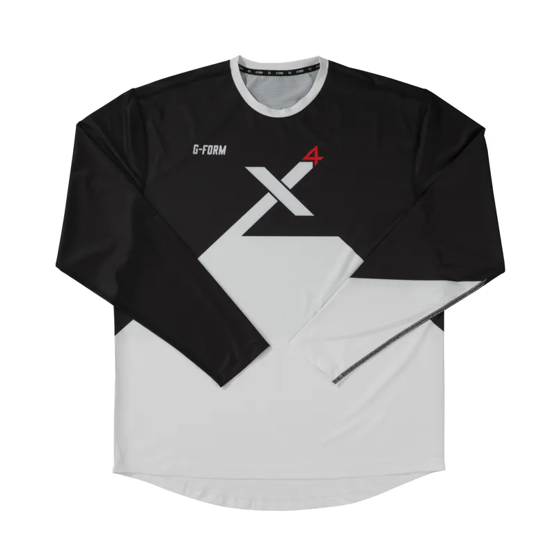 G-Form Pro-X4 Youth Long Sleeve Jersey - Black/White