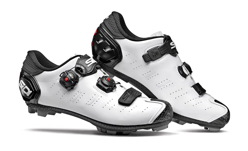 Sidi Dragon 5 SRS Clipless MTB Shoes White Black