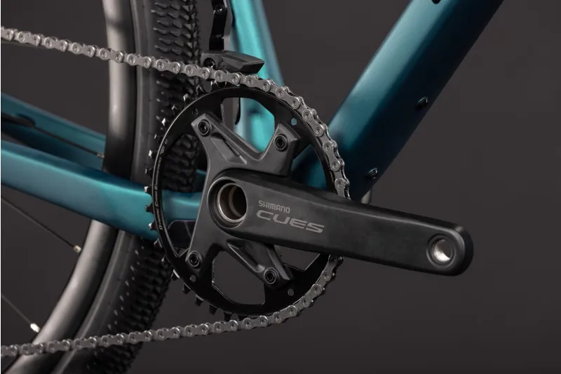 Cube Nulane C:62 SLX 2027 Flat Bar Gravel Bike - Metallicpetrol/Black-3
