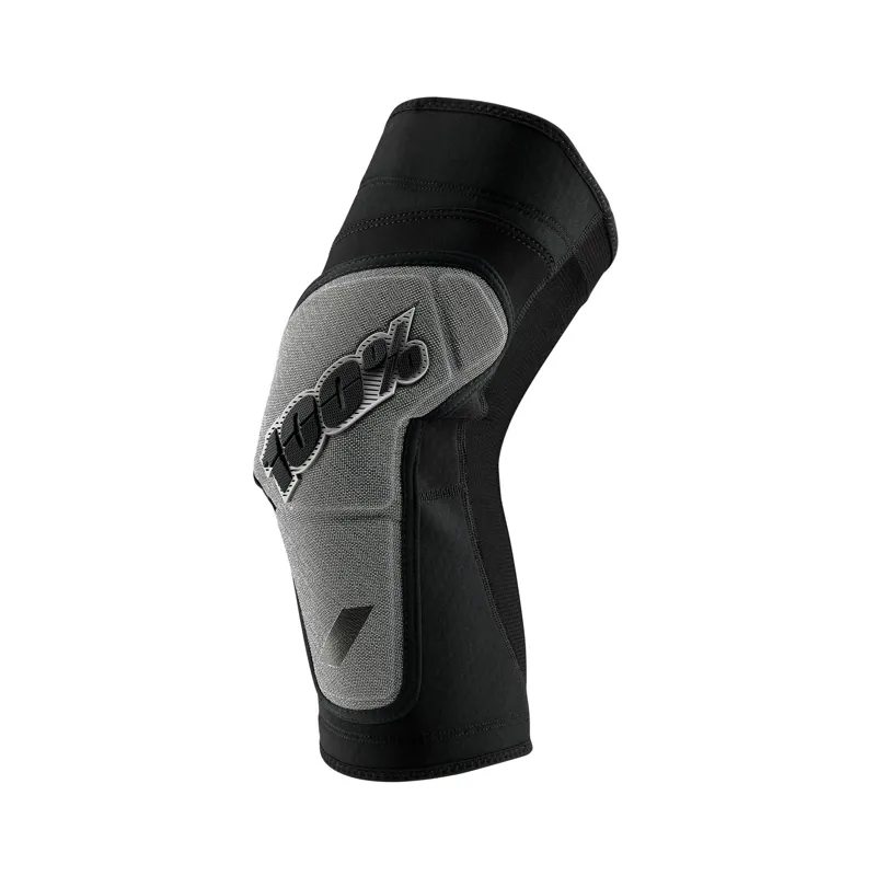 100 Percent Ridecamp Knee Guards - Grey Heather/Black