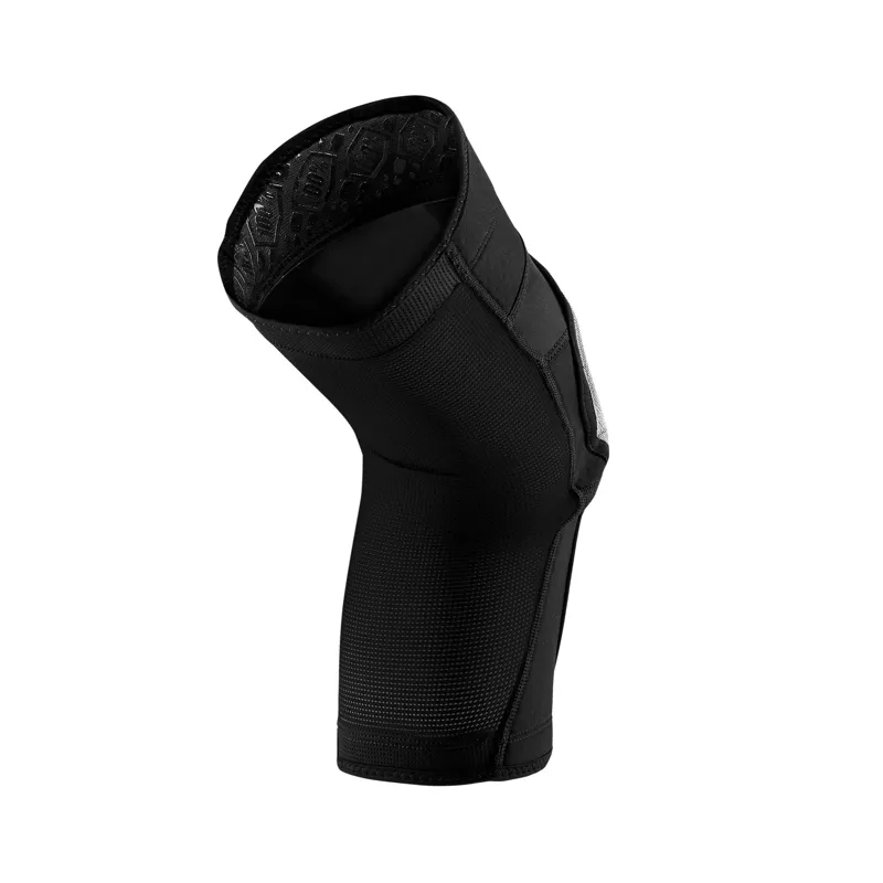 100 Percent Ridecamp Knee Guards - Grey Heather/Black-1