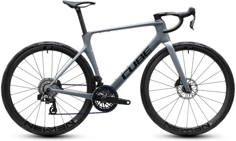 Cube Agree C:62 SLX 2027 Carbon Road Bike - Slategrey/Chrome