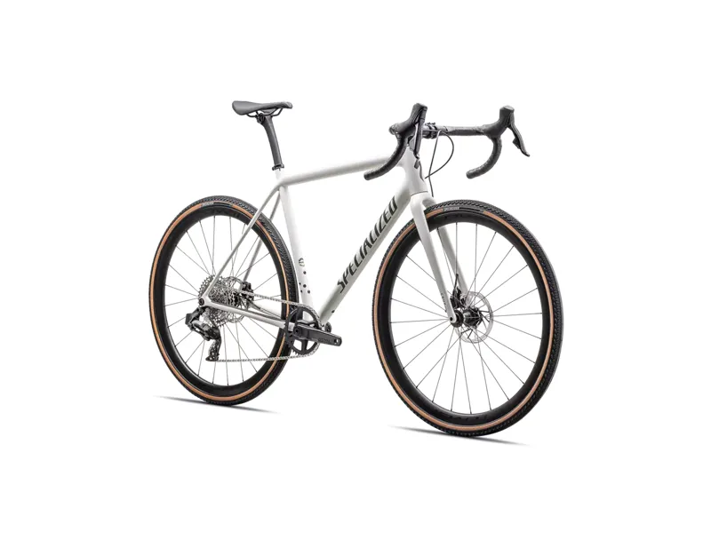 Specialized Crux Expert 2025 Gravel Road Bike - Dune White/Smoke-1