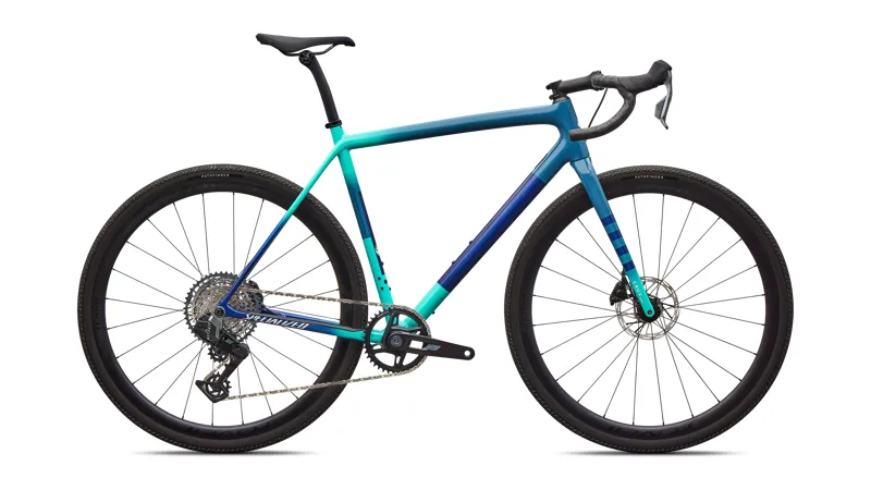 Specialized Crux Expert 2026 Carbon Gravel Road Bike - Grey Blue/Lagoon