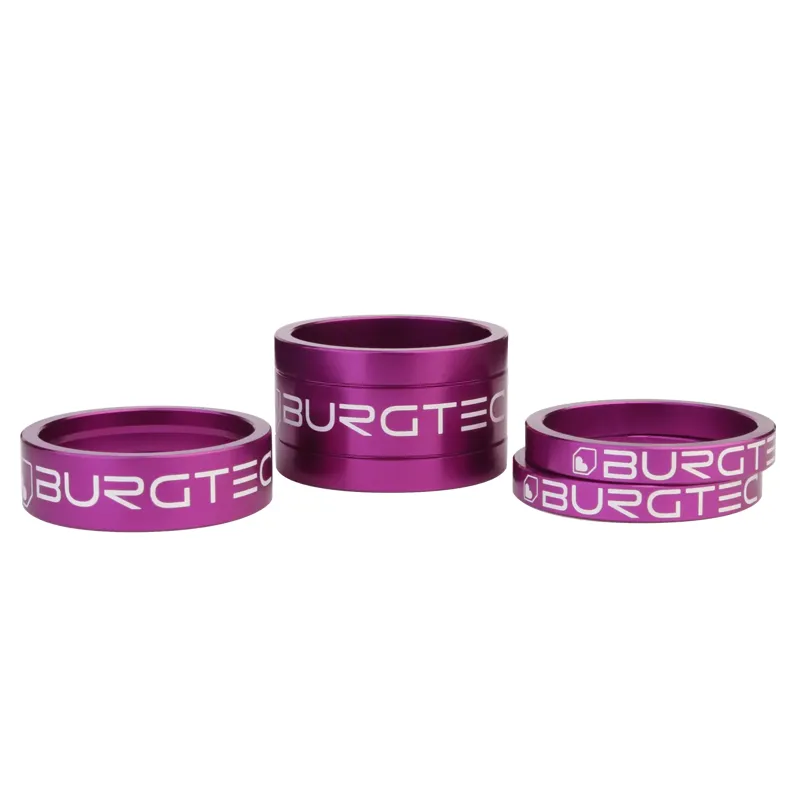 Burgtec Stem Spacers - Purple Rain