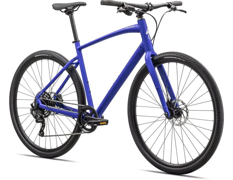 Specialized Sirrus X 3.0 2024 Hybrid Bike - Sapphire/Electric Green-1