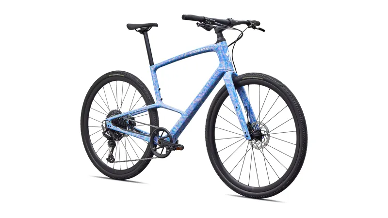 Specialized Sirrus X 5.0 2027 Carbon Hybrid Bike - Dry Sky Blue/Oasis-1