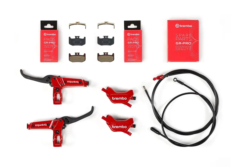 Brembo Racing GR-PRO Disc Brake Set - Red-1