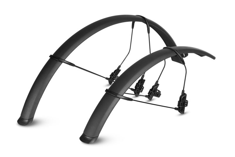 Cube Acid Gravel 28 Inch Mudguard Set - Black