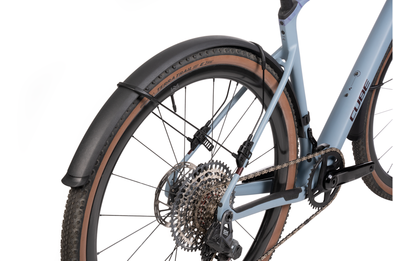 Cube Acid Gravel 28 Inch Mudguard Set - Black-3