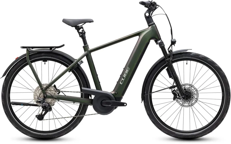 Cube Kathmandu Hybrid EXC 800wh 2027 Electric Hybrid Bike - Stellar/Chrome