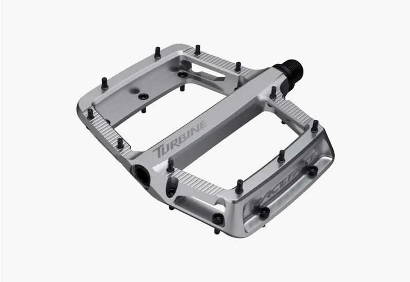 Race Face Turbine Flat MTB Pedals - Silver
