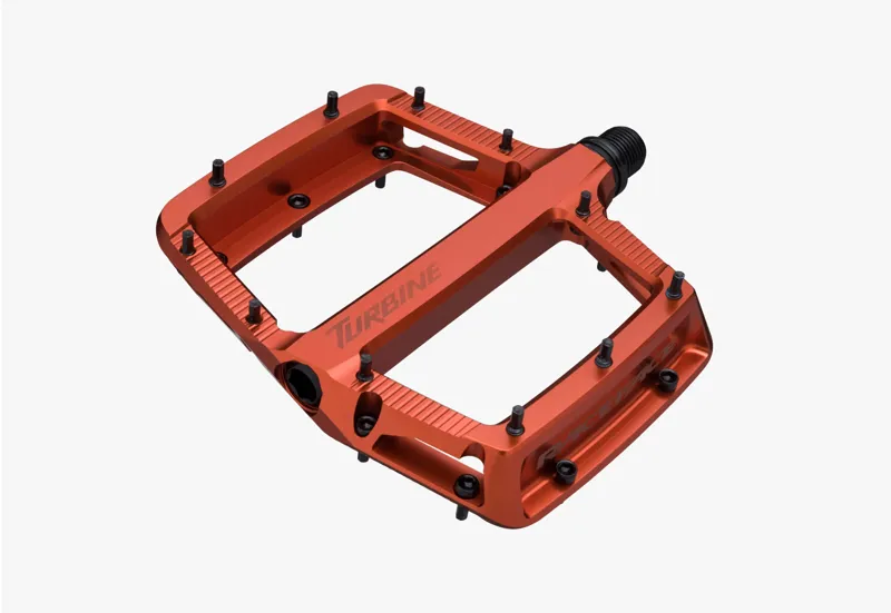 Race Face Turbine Flat MTB Pedals - Orange