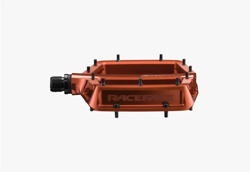 Race Face Turbine Flat MTB Pedals - Orange-3