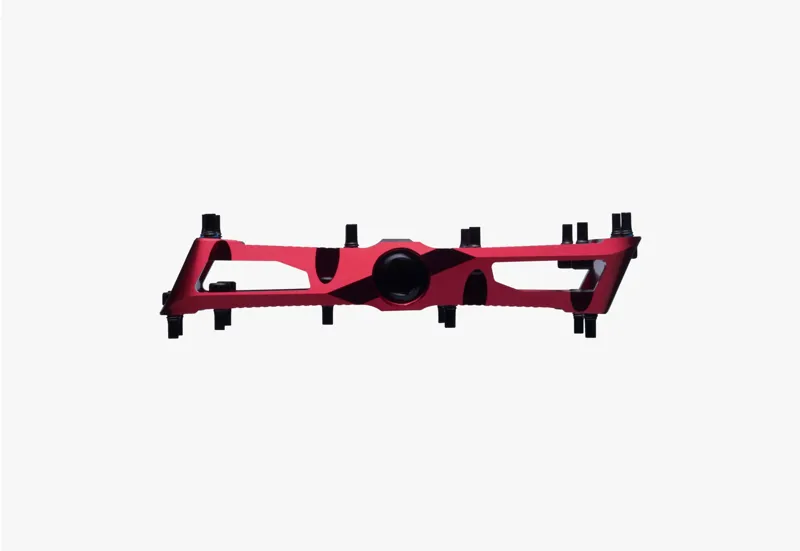 Race Face Turbine Flat MTB Pedals - Red-2