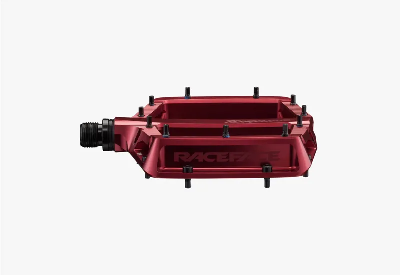 Race Face Turbine Flat MTB Pedals - Red-3