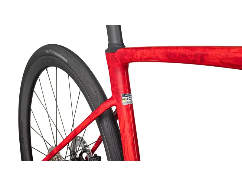 Specialized Roubaix SL8 Pro 2025 Carbon Road Bike - Fiery Red/White-5