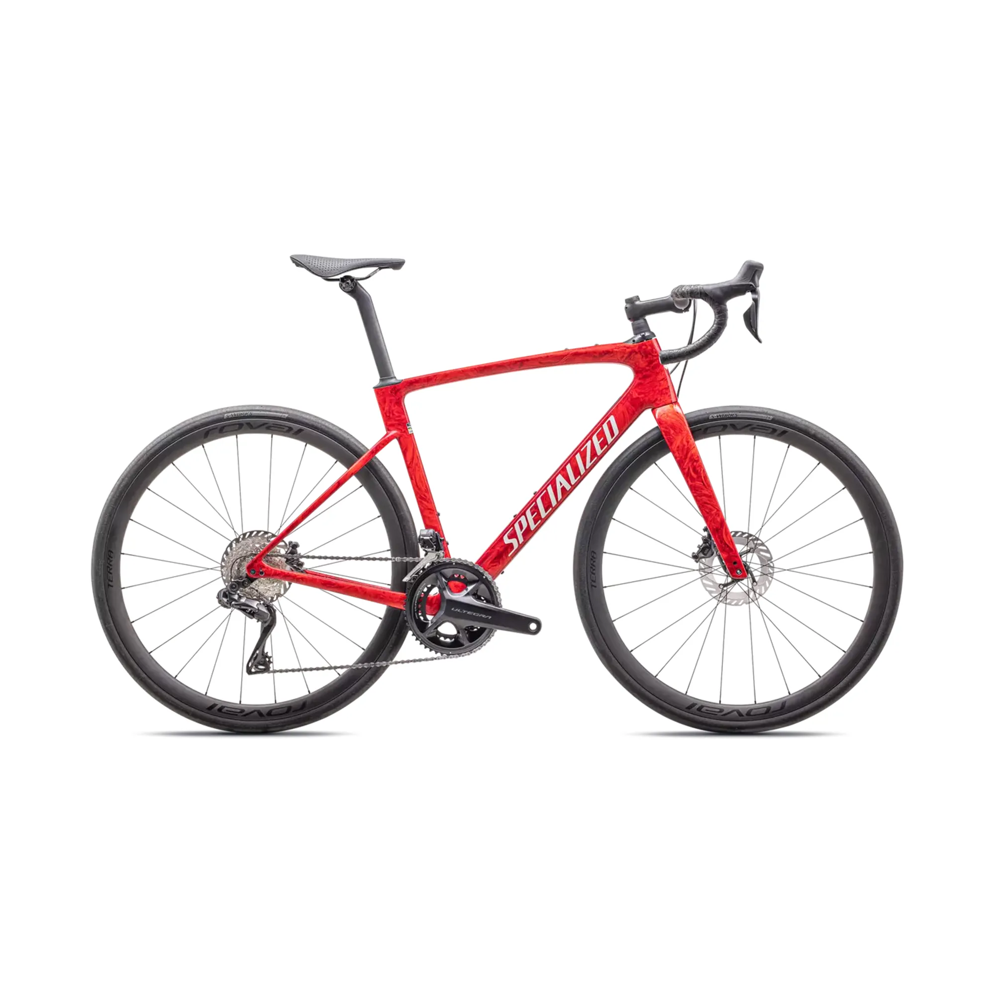 Specialized Roubaix SL8 Pro 2025 Carbon Road Bike Fiery Red White