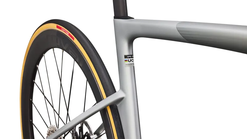 Specialized S-Works Tarmac SL9 AXS 2027 Carbon Road Bike - Silver Dust/Chrome-4