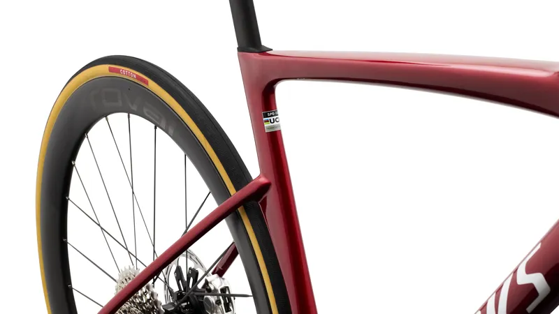 Specialized S-Works Tarmac SL9 AXS 2027 Carbon Road Bike - Ruby/White Silver-4