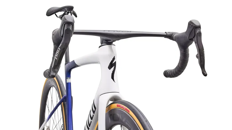 Specialized Tarmac SL9 S-Level AXS 2027 Carbon Road Bike - White/Majesty Blue-4