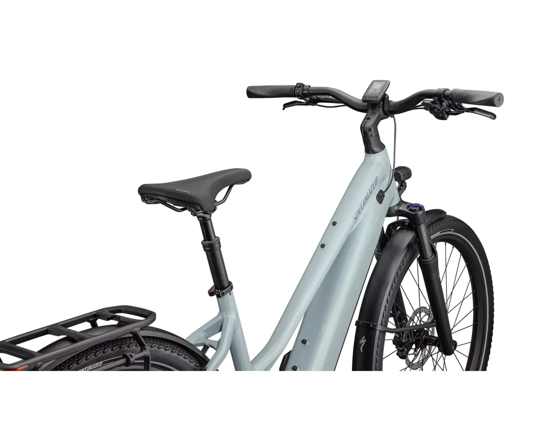 Specialized Turbo Vado Step-Through 2025 Electric Hybrid Bike Seafoam