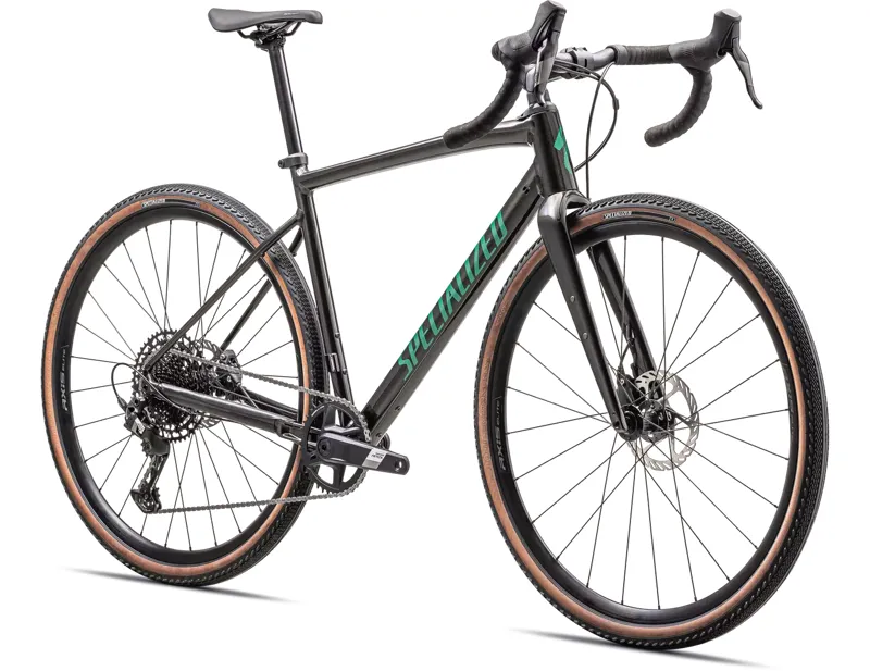 Specialized Diverge Comp E5 2024 Gravel Road Bike - Obsidian/Pine Green-1