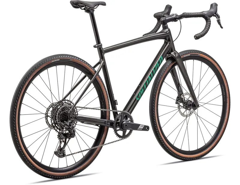 Specialized Diverge Comp E5 2024 Gravel Road Bike - Obsidian/Pine Green-2