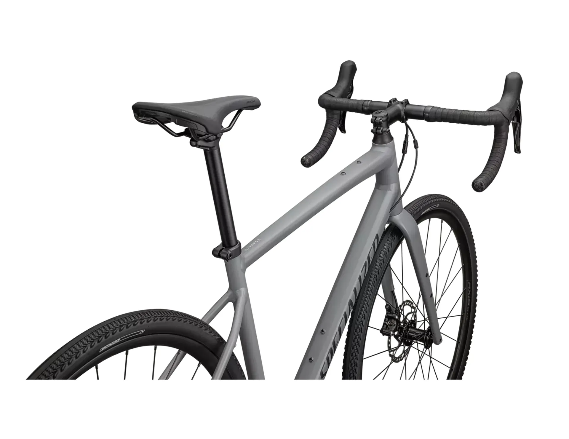 Specialized Diverge E5 Elite 2025 Gravel Road Bike Ashen Obsidian