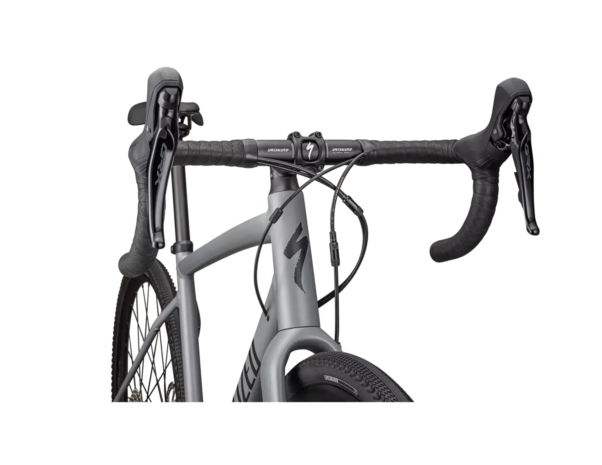 Specialized Diverge E5 Elite 2025 Gravel Road Bike Ashen Obsidian