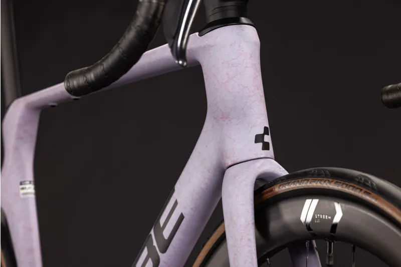 Cube Agree C:62 Race 2027 Carbon Road Bike - Lilacfibre/Black-6