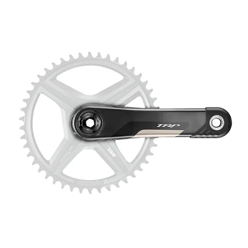TRP Vistar G8000 Carbon Gravel Cranks - Black