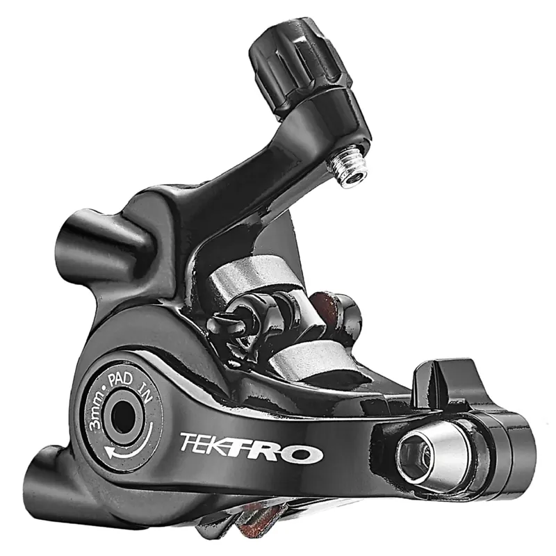 Tektro MD-C550 Flat Mount Dual Piston Disc Brake Caliper - Black