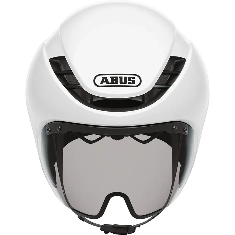 Abus Gamechanger TT Aero Helmet - Shiny White-1