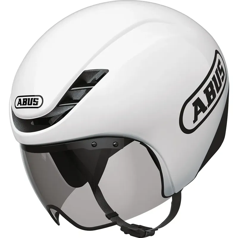 Abus Gamechanger TT Aero Helmet - Shiny White-3