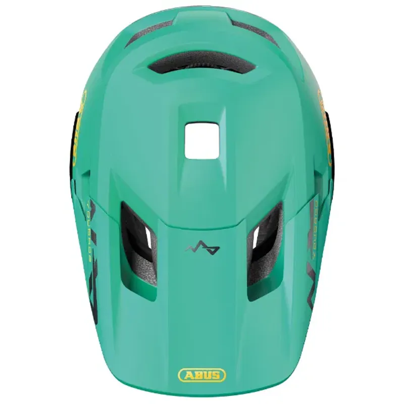 Abus Youdrop Kids Full Face Helmet - 48-55cm - Sage Green-3