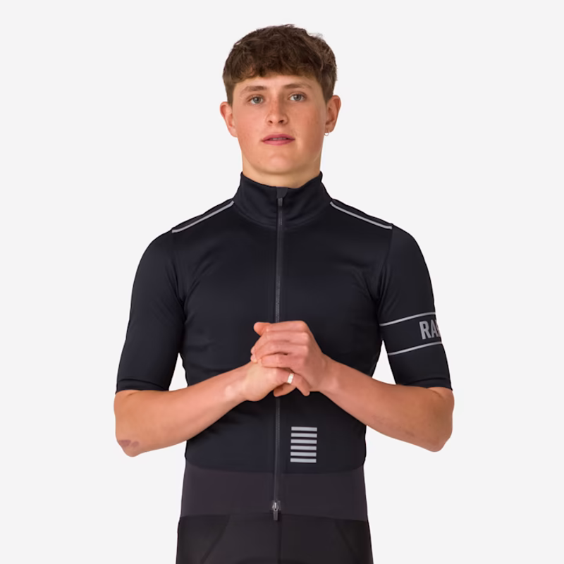 Rapha Pro Team Windstopper Men's Short Sleeve Jersey - Black-2