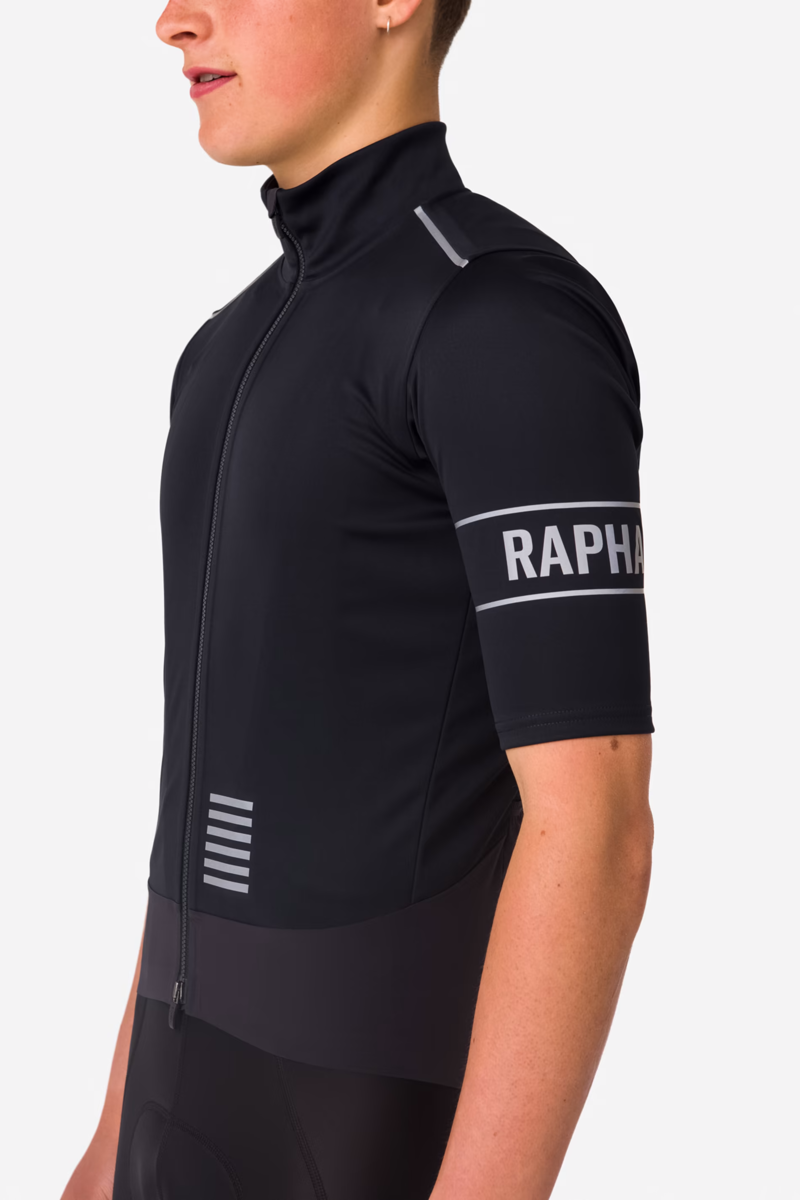 Rapha Pro Team Windstopper Men's Short Sleeve Jersey - Black-5