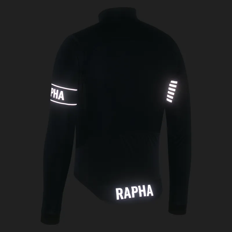 Rapha Men's Pro Team Men's Long Sleeve Windstopper Jersey - Black-5