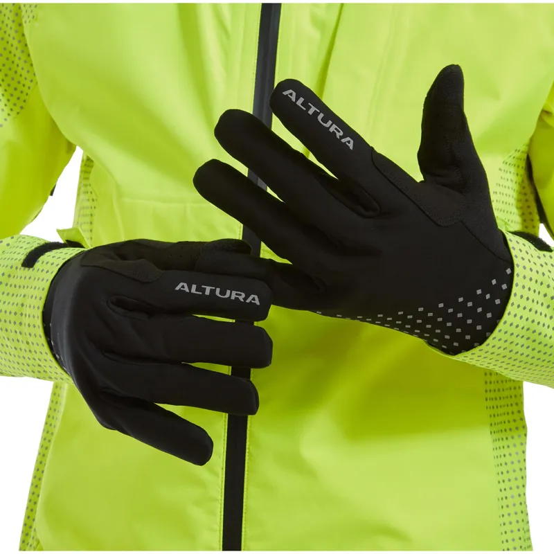 Altura Nightvision Insulated Waterproof Long Finger Gloves - Black-5