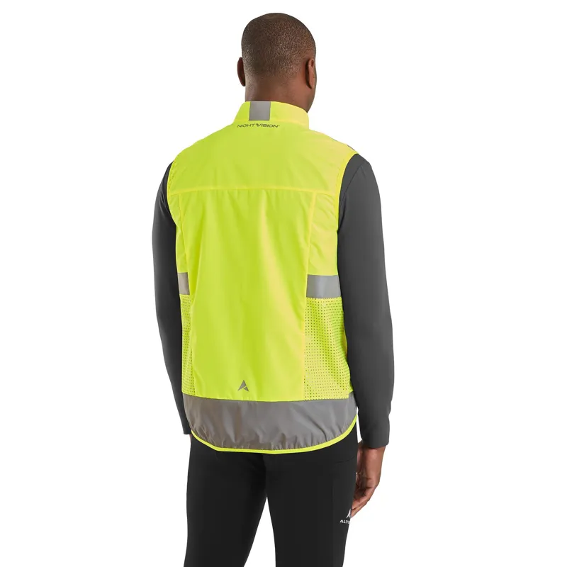 Altura Nightvision EN Men's Windproof Gilet - Yellow-4