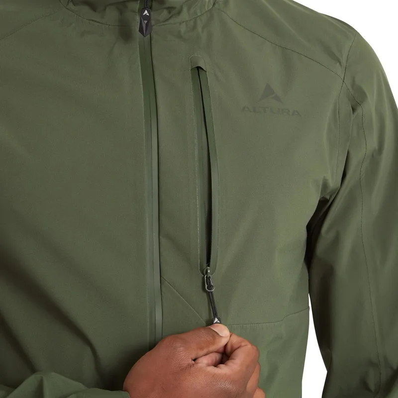 Altura Ridge Lite Waterproof Men's Jacket - Khaki-4