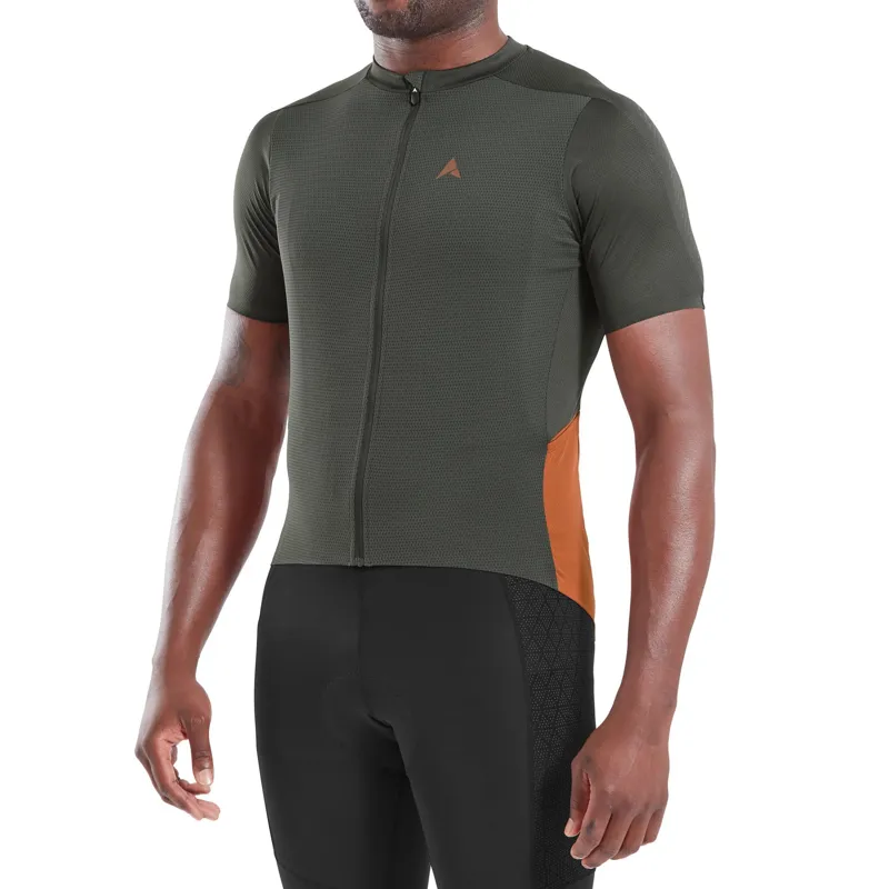 Altura Endurance Men's Short Sleeve Cycling Jersey - Carbon/Rust-6