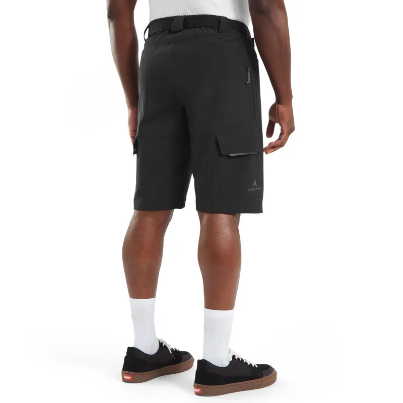 Altura Esker Cargo Men's Baggy Shorts w/Liner - Black-4
