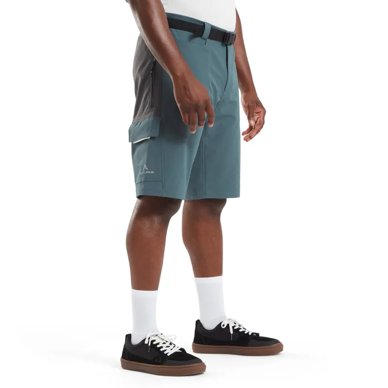 Altura Esker Cargo Men's Baggy Shorts w/Liner - Slate Grey-3
