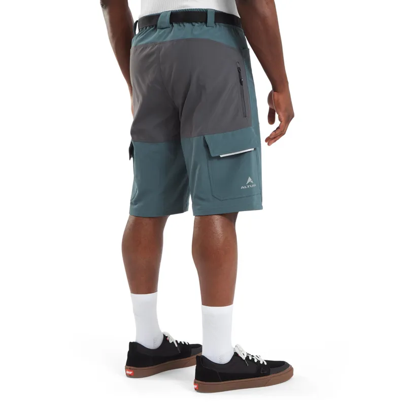 Altura Esker Cargo Men's Baggy Shorts w/Liner - Slate Grey-4