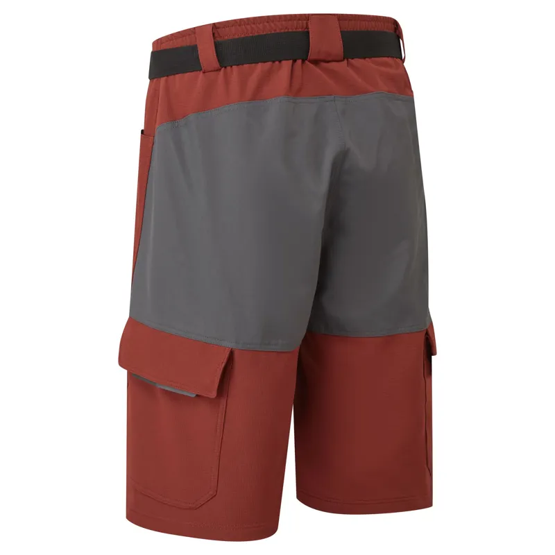 Altura Esker Cargo Men's Baggy Shorts w/Liner - Brick Red-1