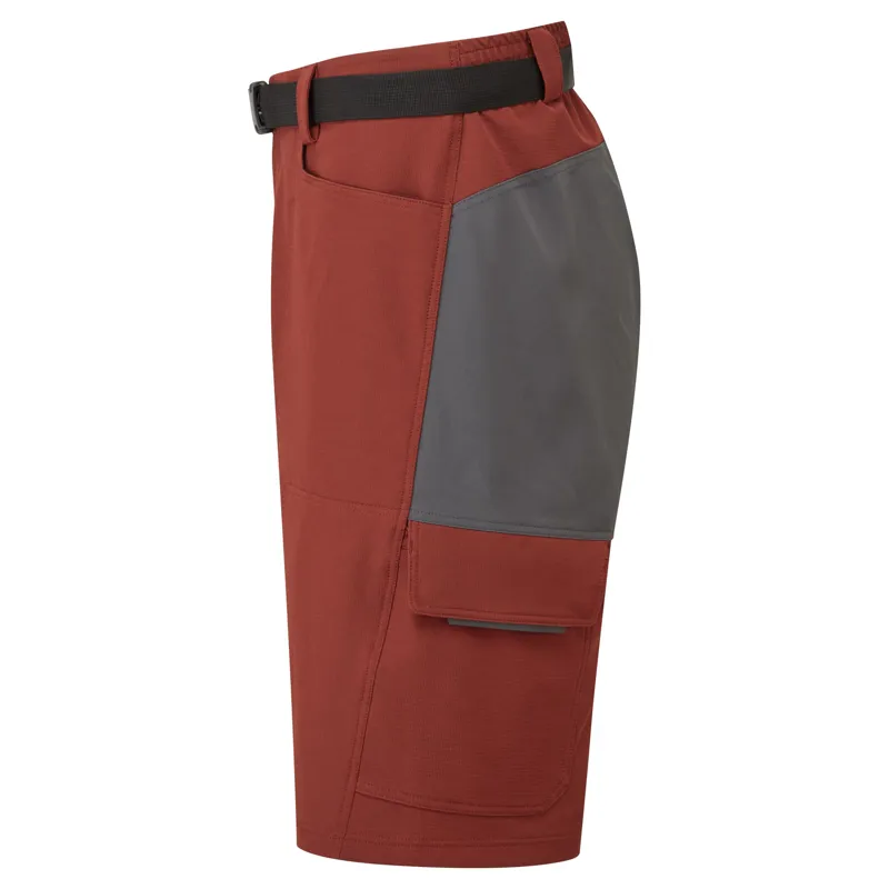 Altura Esker Cargo Men's Baggy Shorts w/Liner - Brick Red-2