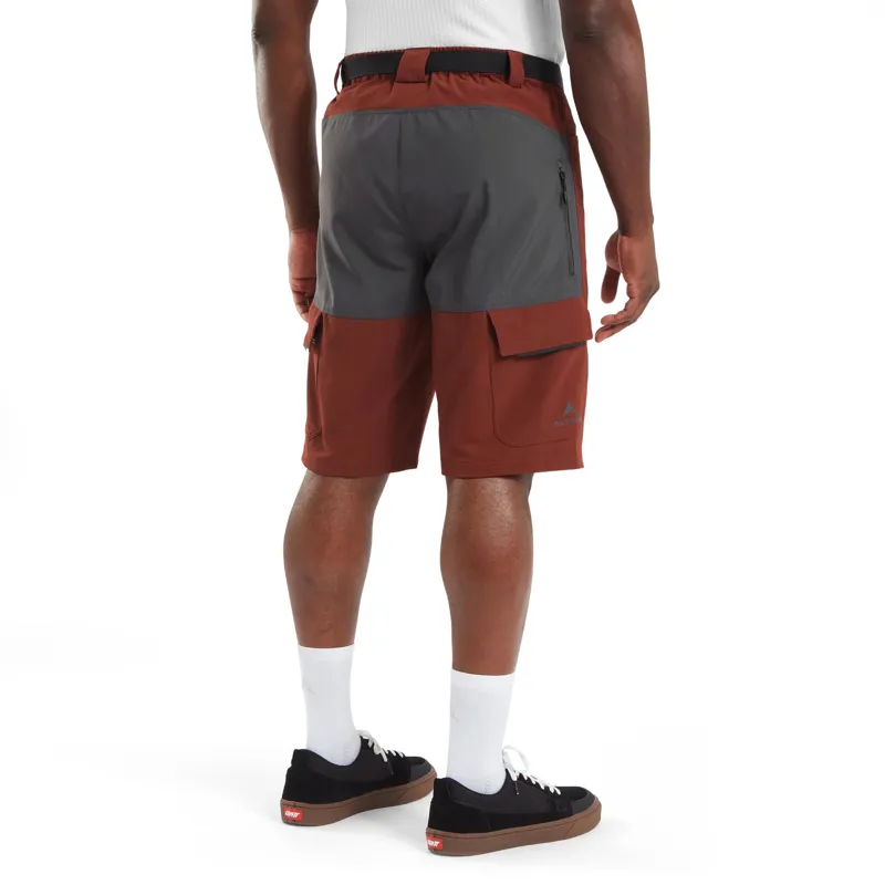 Altura Esker Cargo Men's Baggy Shorts w/Liner - Brick Red-4