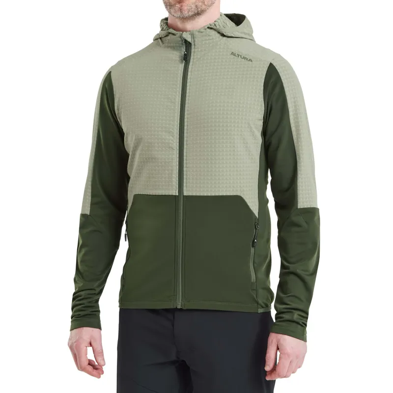 Altura Esker Cave Trail Men's Cycling Hoodie - Stone/Olive-5